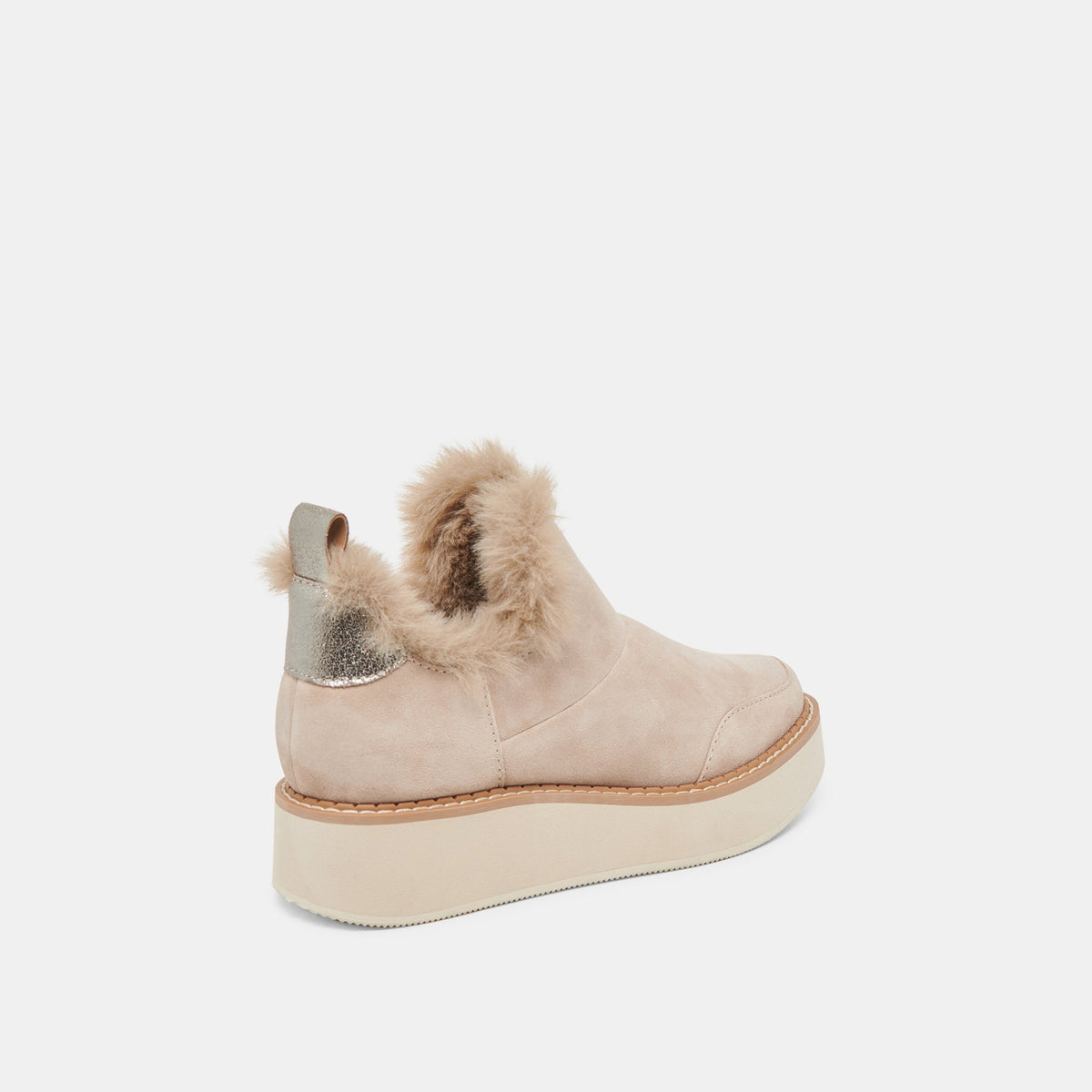 Dolce Vita SHOES ARDY PLUSH H2O BOOTIES TAUPE SUEDE
 – Dolce Vita