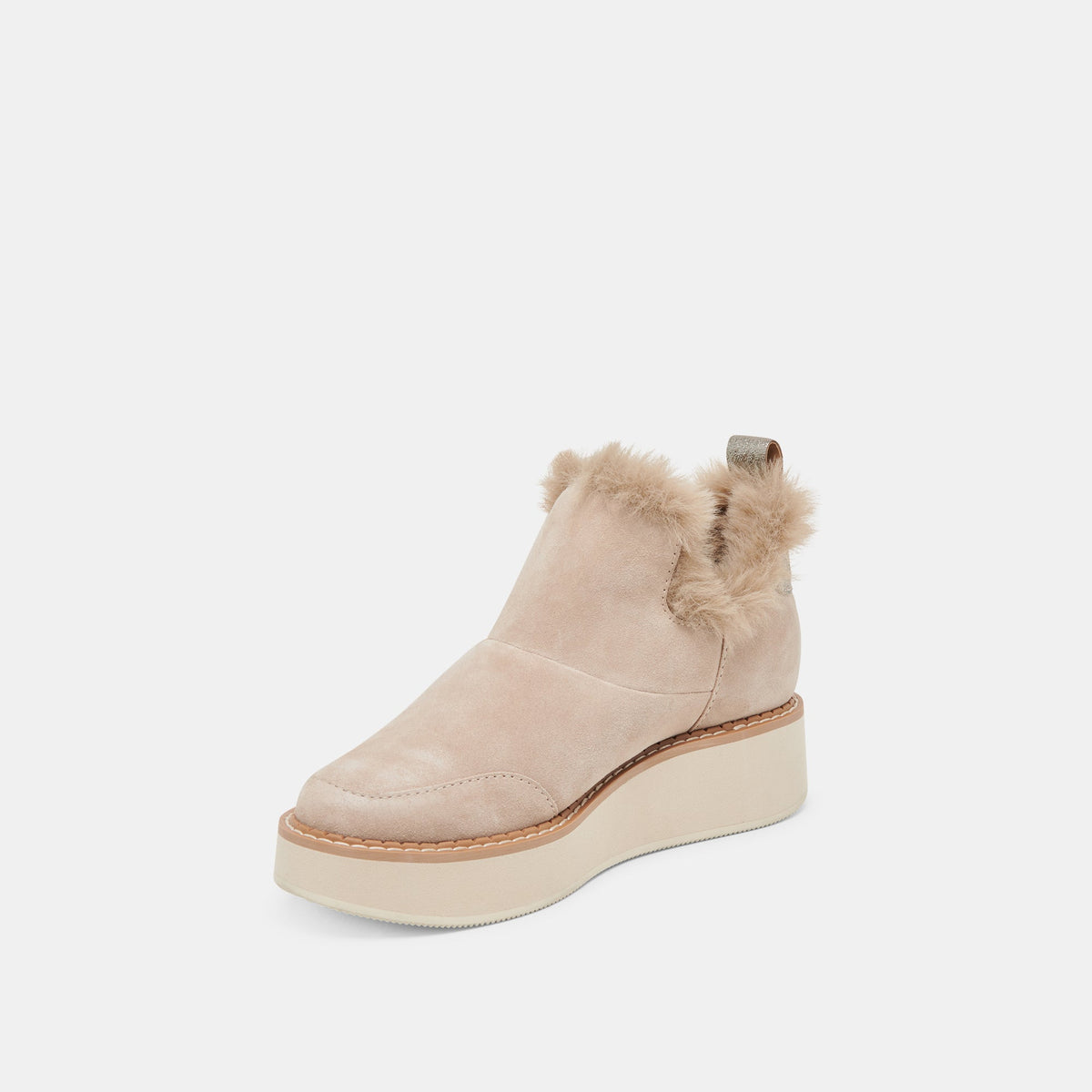Dolce Vita SHOES ARDY PLUSH H2O BOOTIES TAUPE SUEDE
 – Dolce Vita