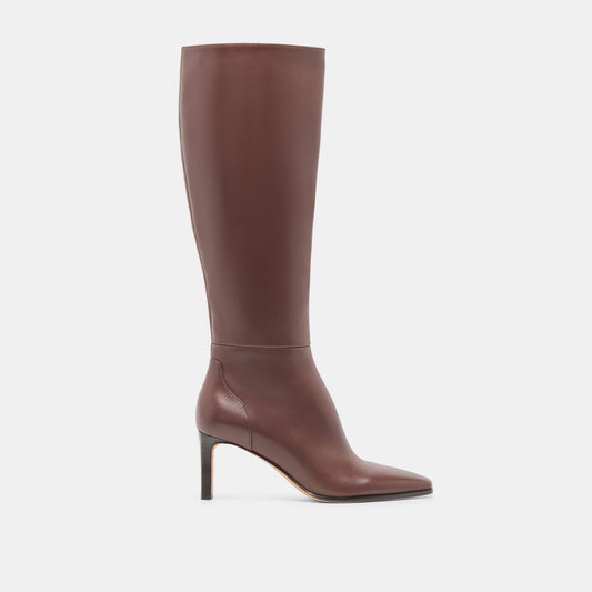 Dolce Vita SHOES Emmi Chocolate Leather Boots
