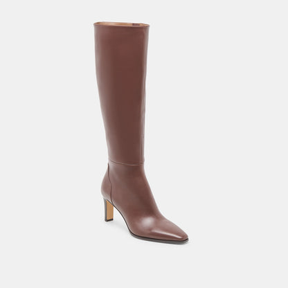 Dolce Vita SHOES Emmi Chocolate Leather Boots