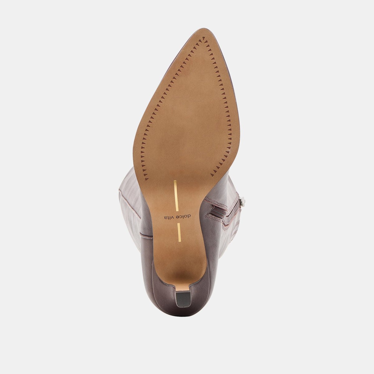 Dolce Vita SHOES Aldy Mulberry Leather Wide Calf Boots