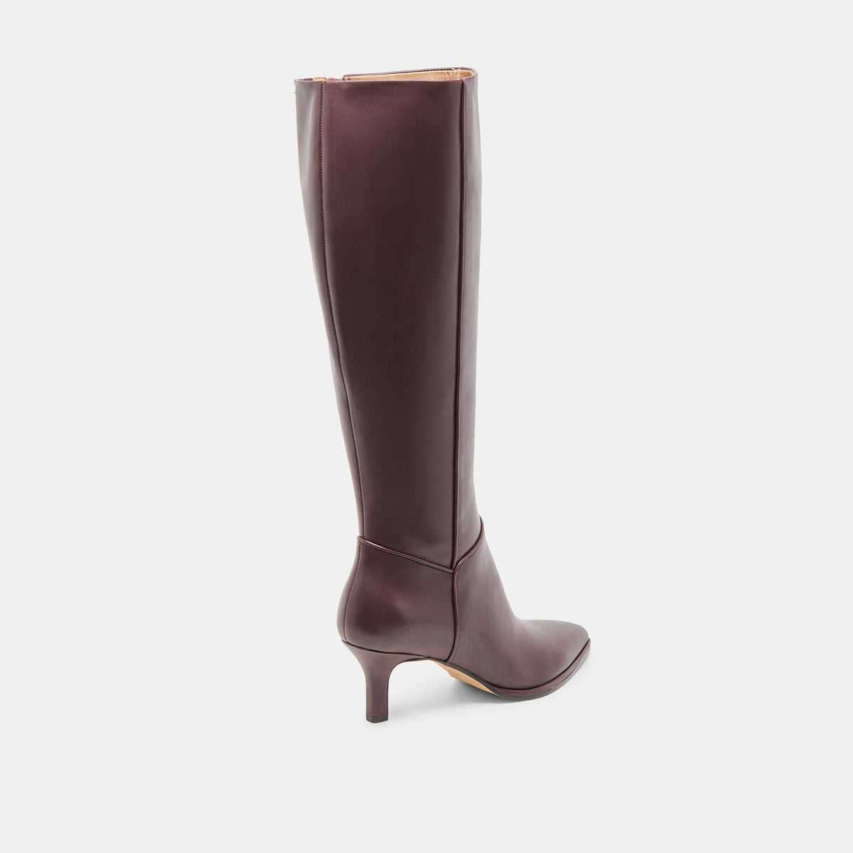 Dolce Vita SHOES Aldy Mulberry Leather Wide Calf Boots
