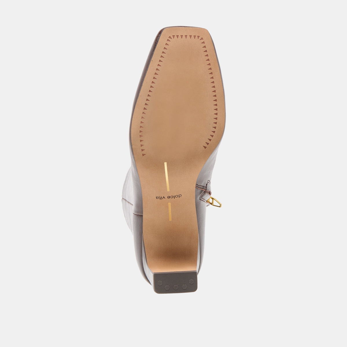 Dolce Vita SHOES Riggs Wide Calf Chocolate Leather Boots