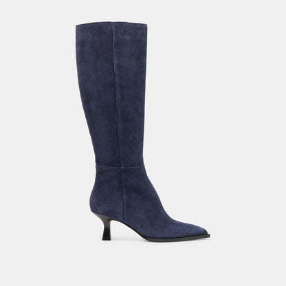 Dolce Vita SHOES Auggie Navy Suede Boots