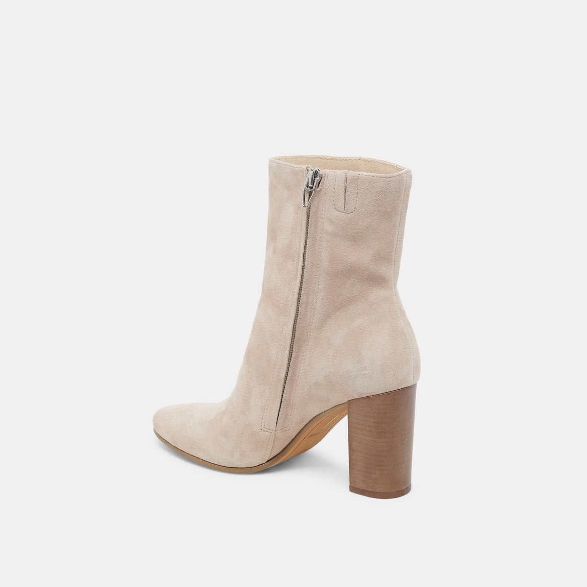 Dolce Vita SHOES Suzy Wide Taupe Suede Booties