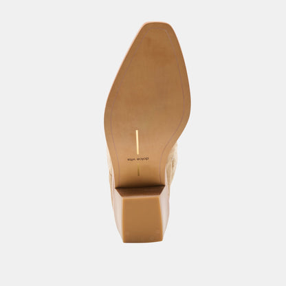 Dolce Vita SHOES Salil Plush Dk Taupe Suede Boots