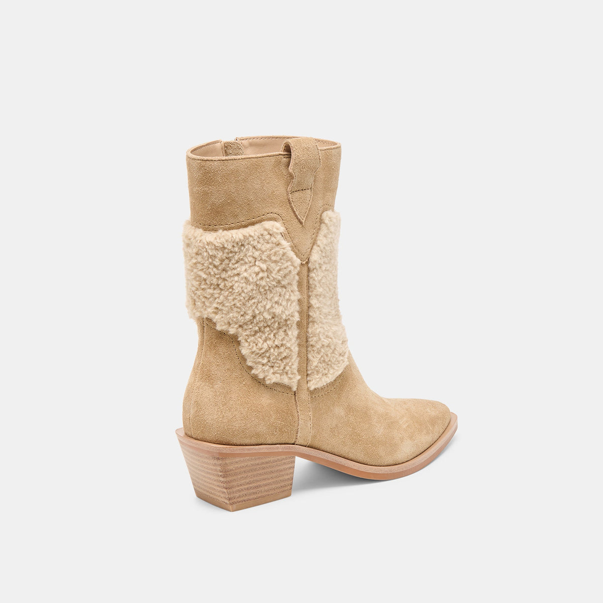 Dolce Vita SHOES Salil Plush Dk Taupe Suede Boots