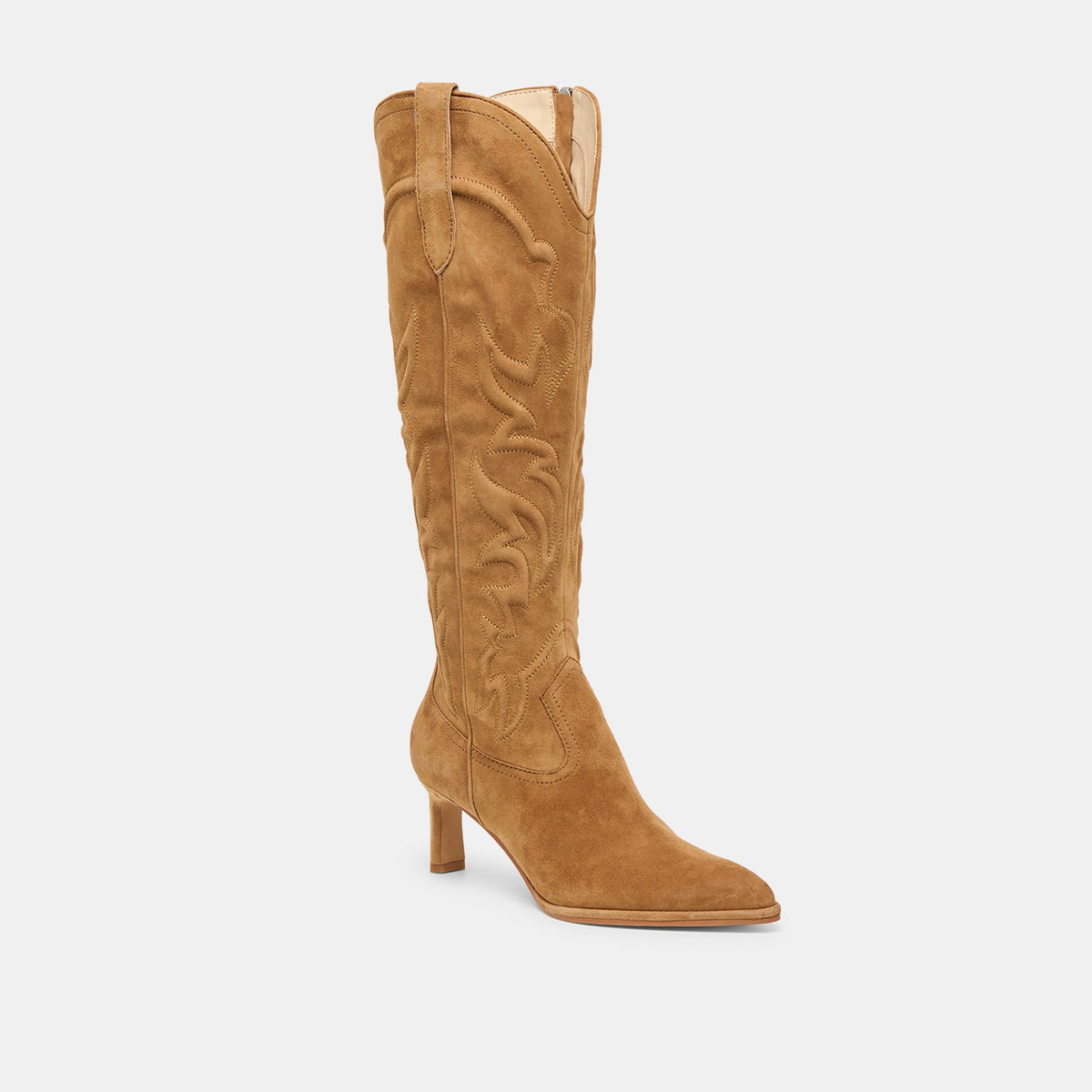 Dolce Vita SHOES Alisa Lt Brown Suede Boots