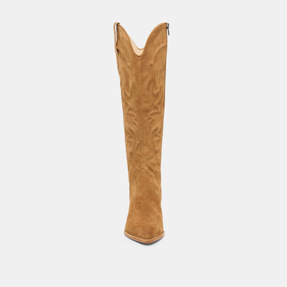 Dolce Vita SHOES Alisa Lt Brown Suede Boots