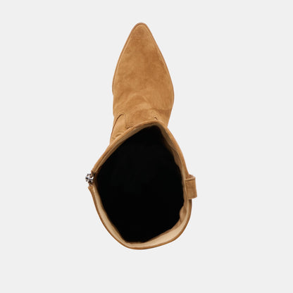 Dolce Vita SHOES Alisa Lt Brown Suede Boots