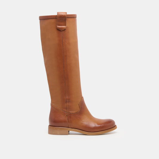 Dolce Vita SHOES Ramzy Cognac Leather Boots