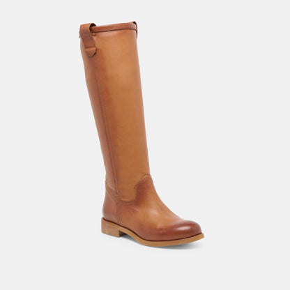 Dolce Vita SHOES Ramzy Cognac Leather Boots