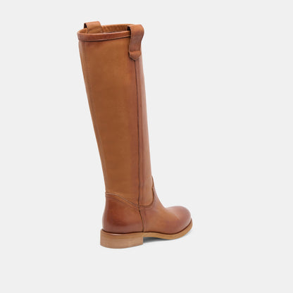 Dolce Vita SHOES Ramzy Cognac Leather Boots