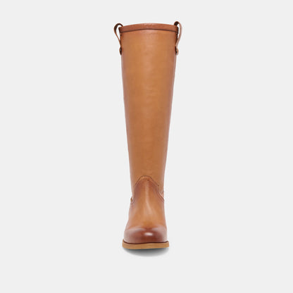 Dolce Vita SHOES Ramzy Cognac Leather Boots