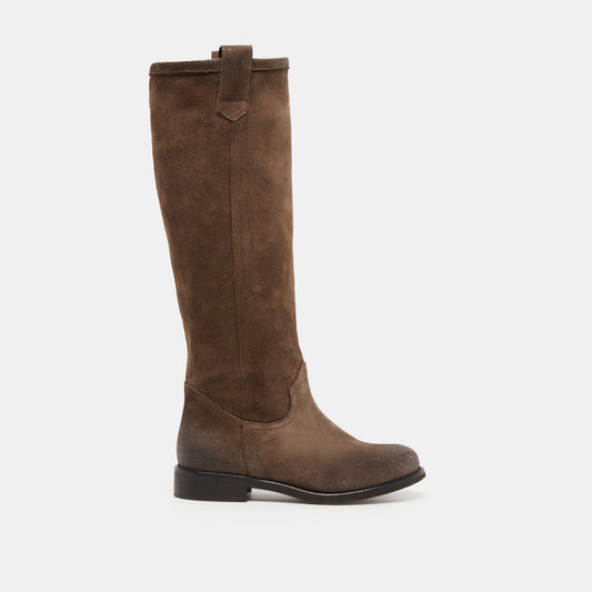 Dolce Vita SHOES Ramzy Chocolate Suede Boots