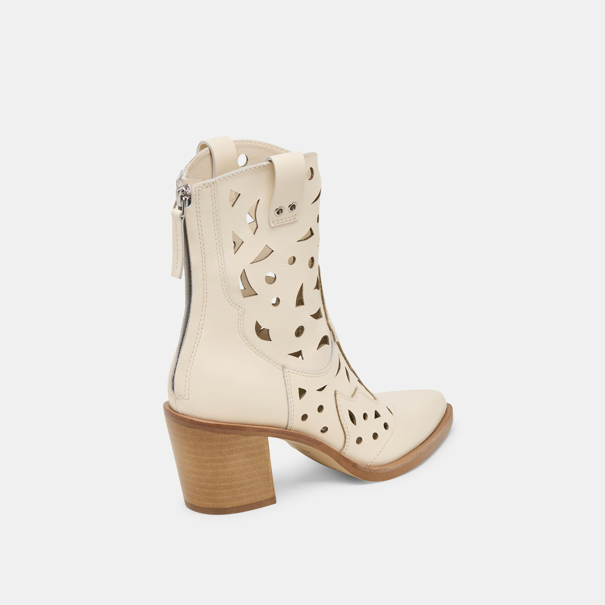 Dolce Vita SHOES Zenobi Off White Leather Booties