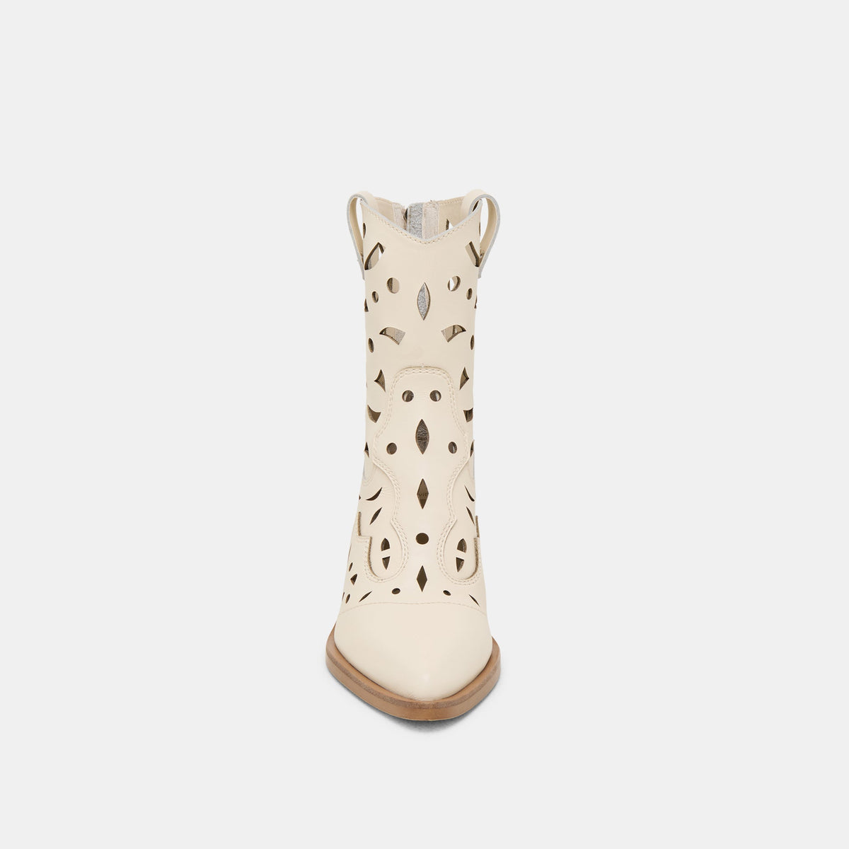 Dolce Vita SHOES Zenobi Off White Leather Booties