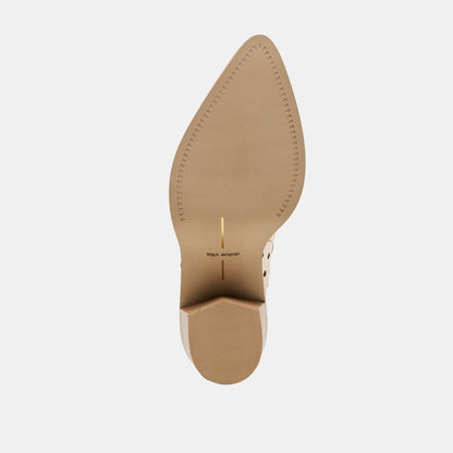 Dolce Vita SHOES Zenobi Off White Leather Booties