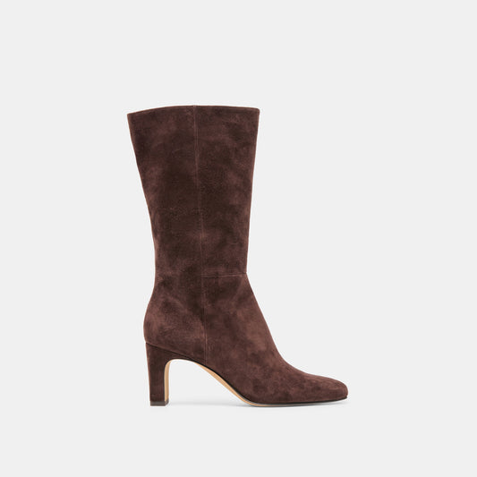 Dolce Vita SHOES Riggs Mahogany Suede Boots