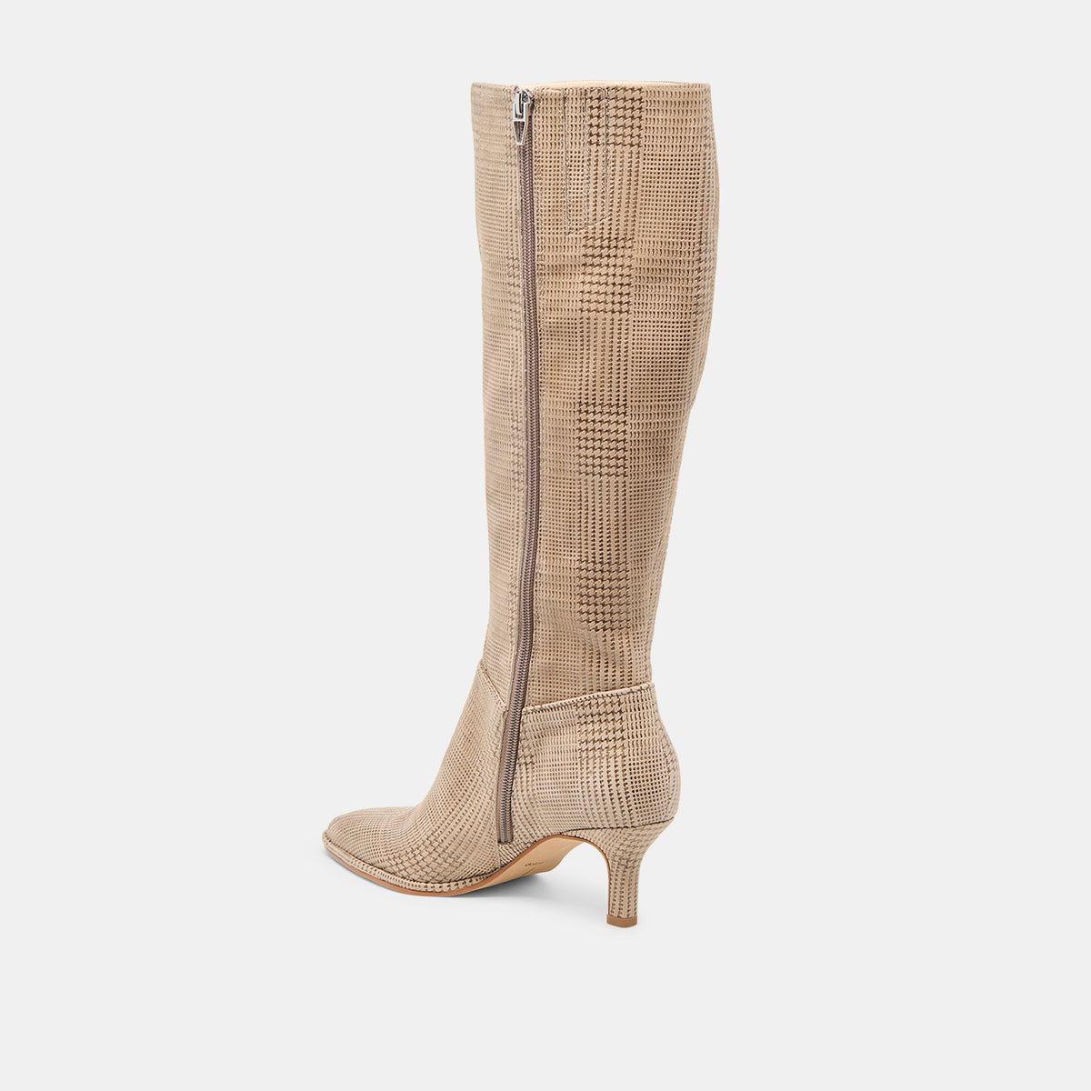 Dolce Vita SHOES Aldy Herringbone Printed Suede Boots