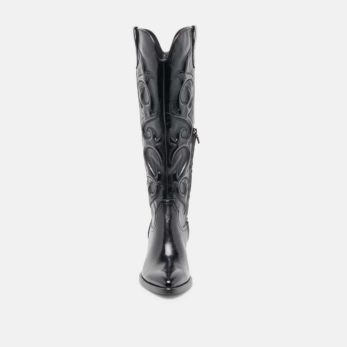 Dolce Vita SHOES Mirla Black Leather Wide Calf Boots