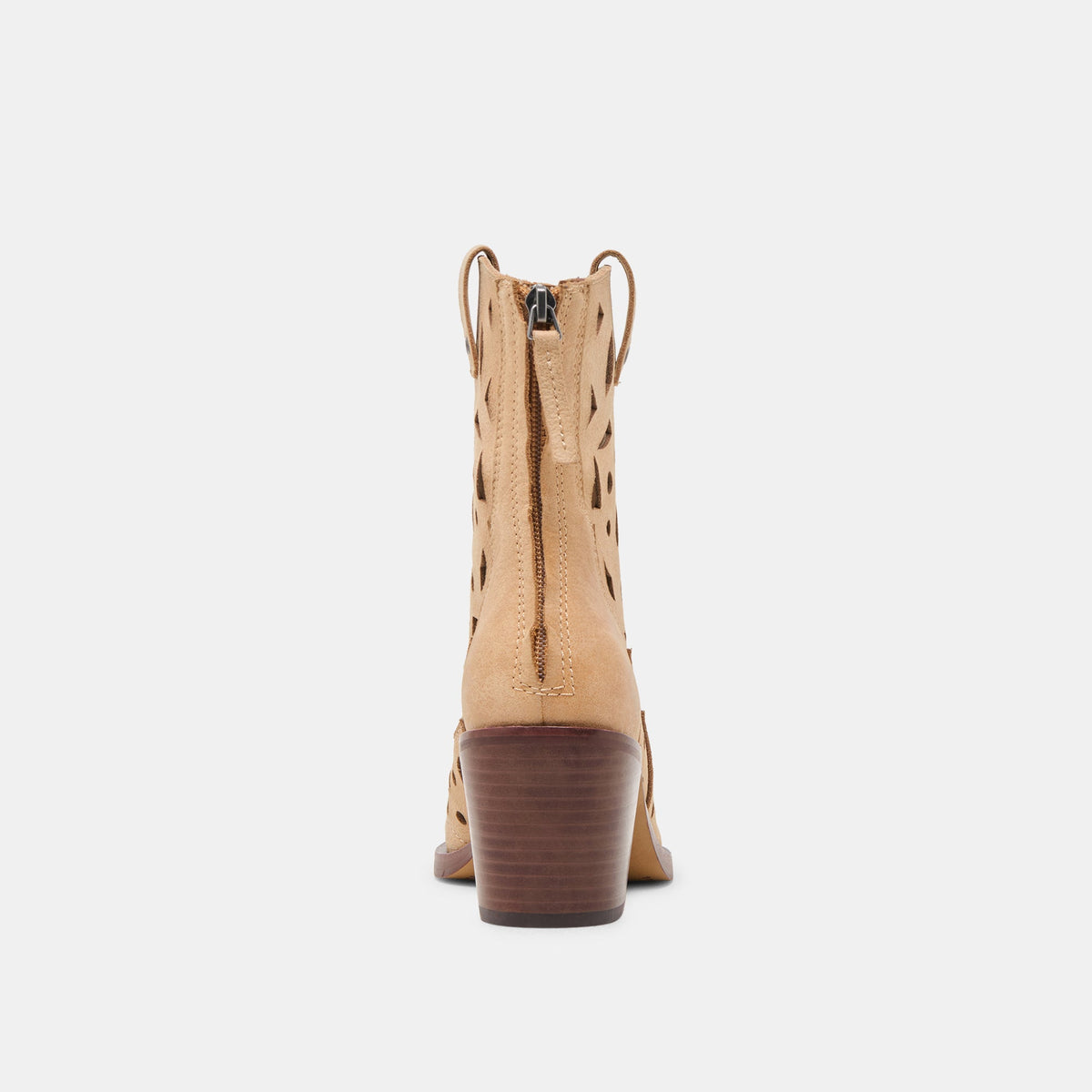 Dolce Vita SHOES Zenobi Camel Distressed Leather Booties