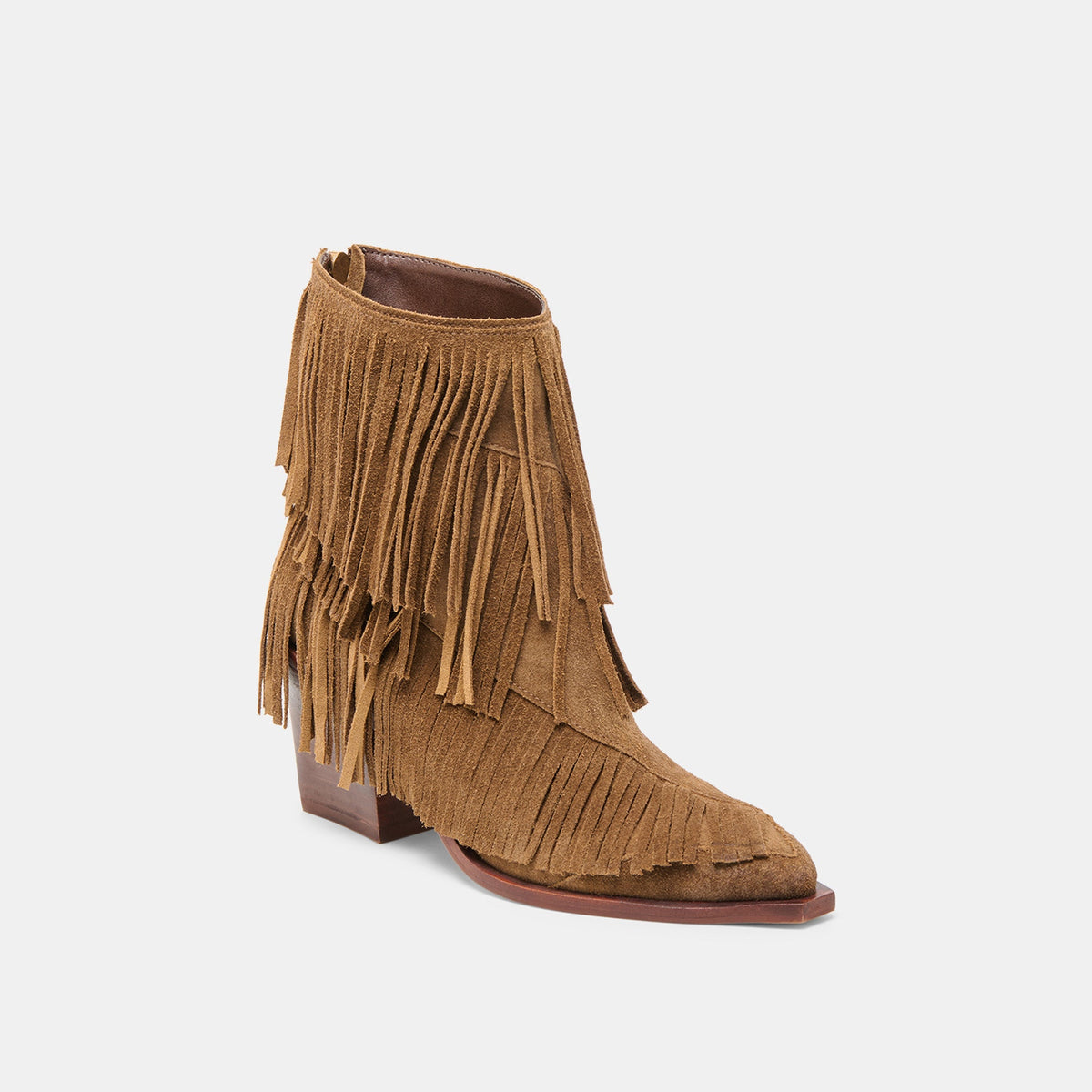 Dolce Vita SHOES Torey Chestnut Suede Booties
