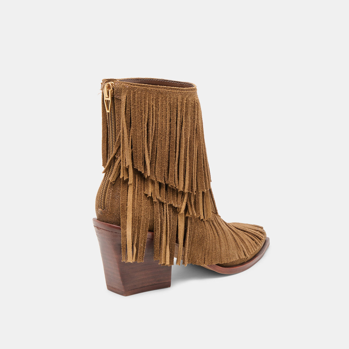 Dolce Vita SHOES Torey Chestnut Suede Booties