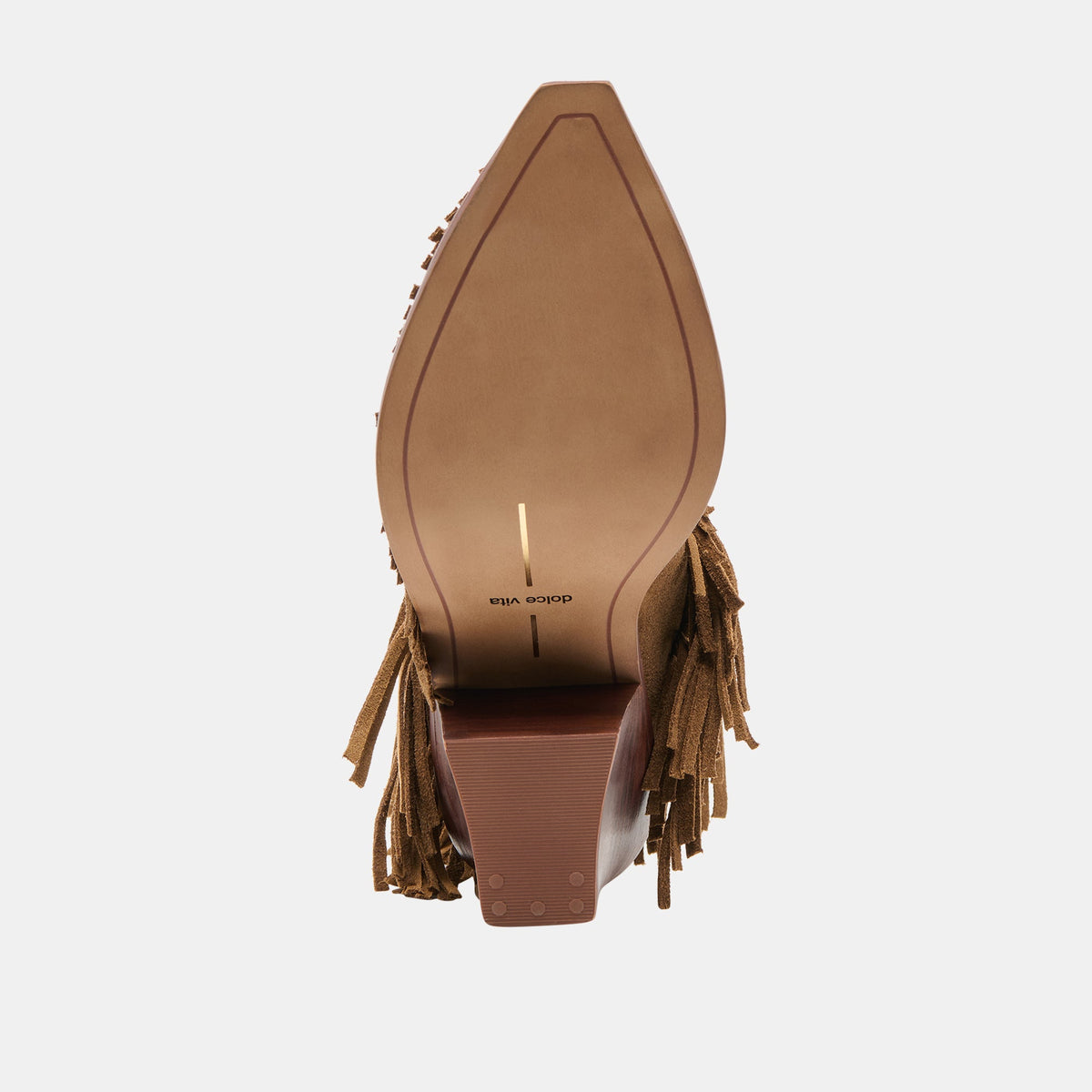 Dolce Vita SHOES Torey Chestnut Suede Booties