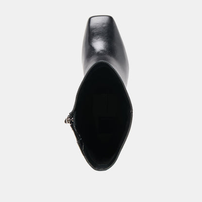 Dolce Vita SHOES Riggs Wide Calf Black Leather Boots