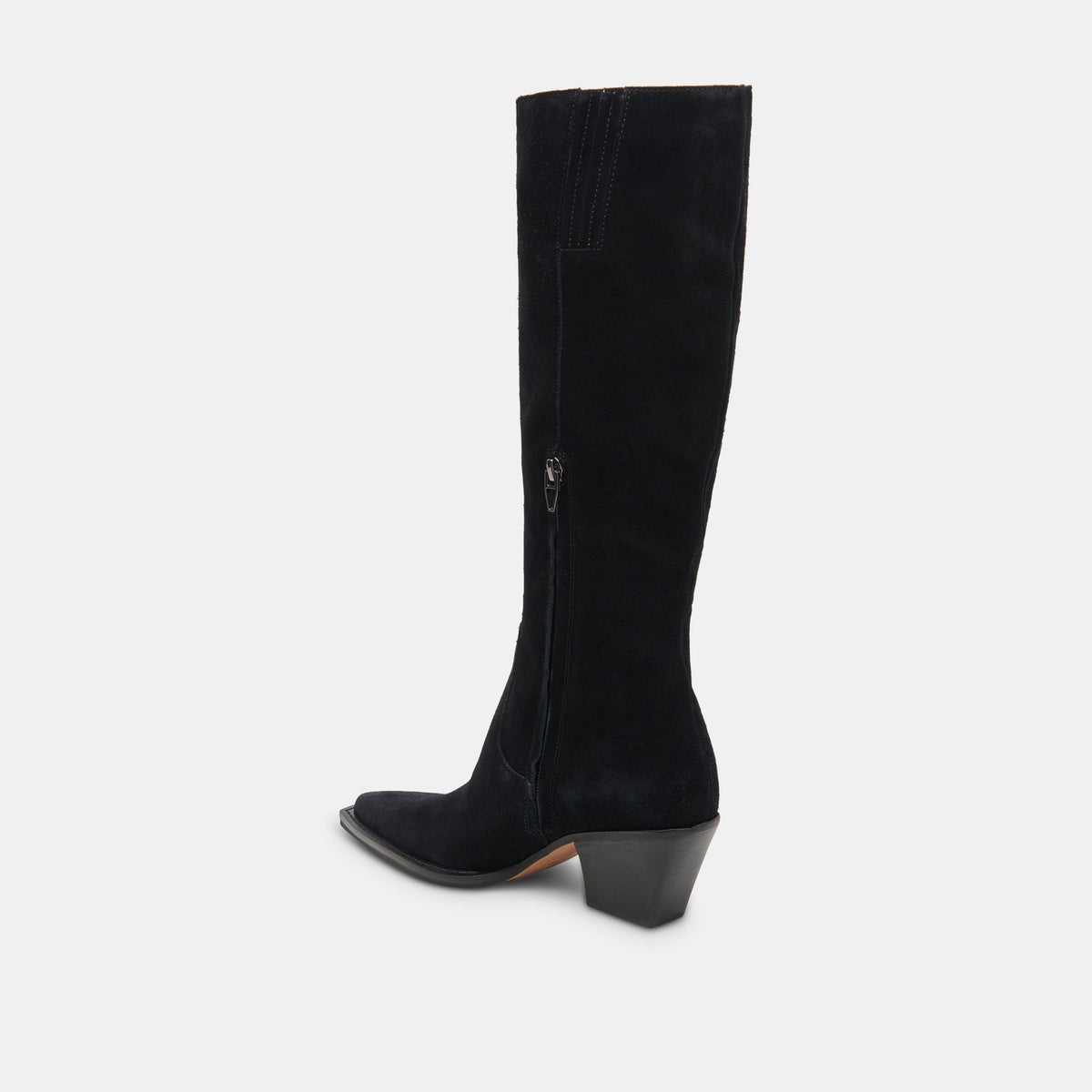 Dolce Vita SHOES Raj Boots in Onyx Suede | Women's Onyx Suede Knee-High Boots
 – Dolce Vita