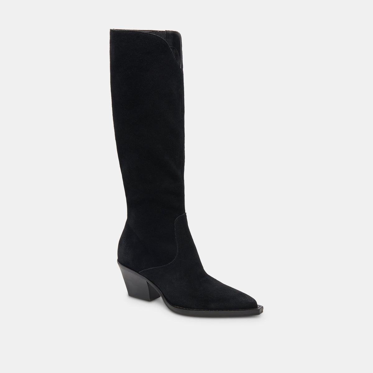 Dolce Vita SHOES Raj Boots in Onyx Suede | Women's Onyx Suede Knee-High Boots
 – Dolce Vita