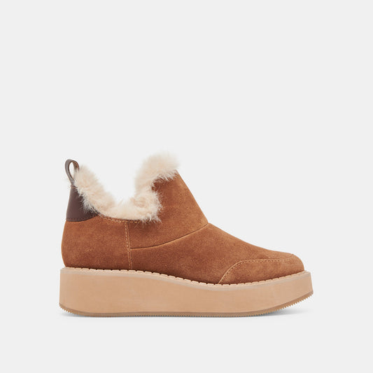 Dolce Vita SHOES ARDY PLUSH H2O BOOTIES PECAN SUEDE
 – Dolce Vita