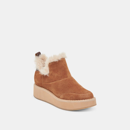 Dolce Vita SHOES ARDY PLUSH H2O BOOTIES PECAN SUEDE
 – Dolce Vita