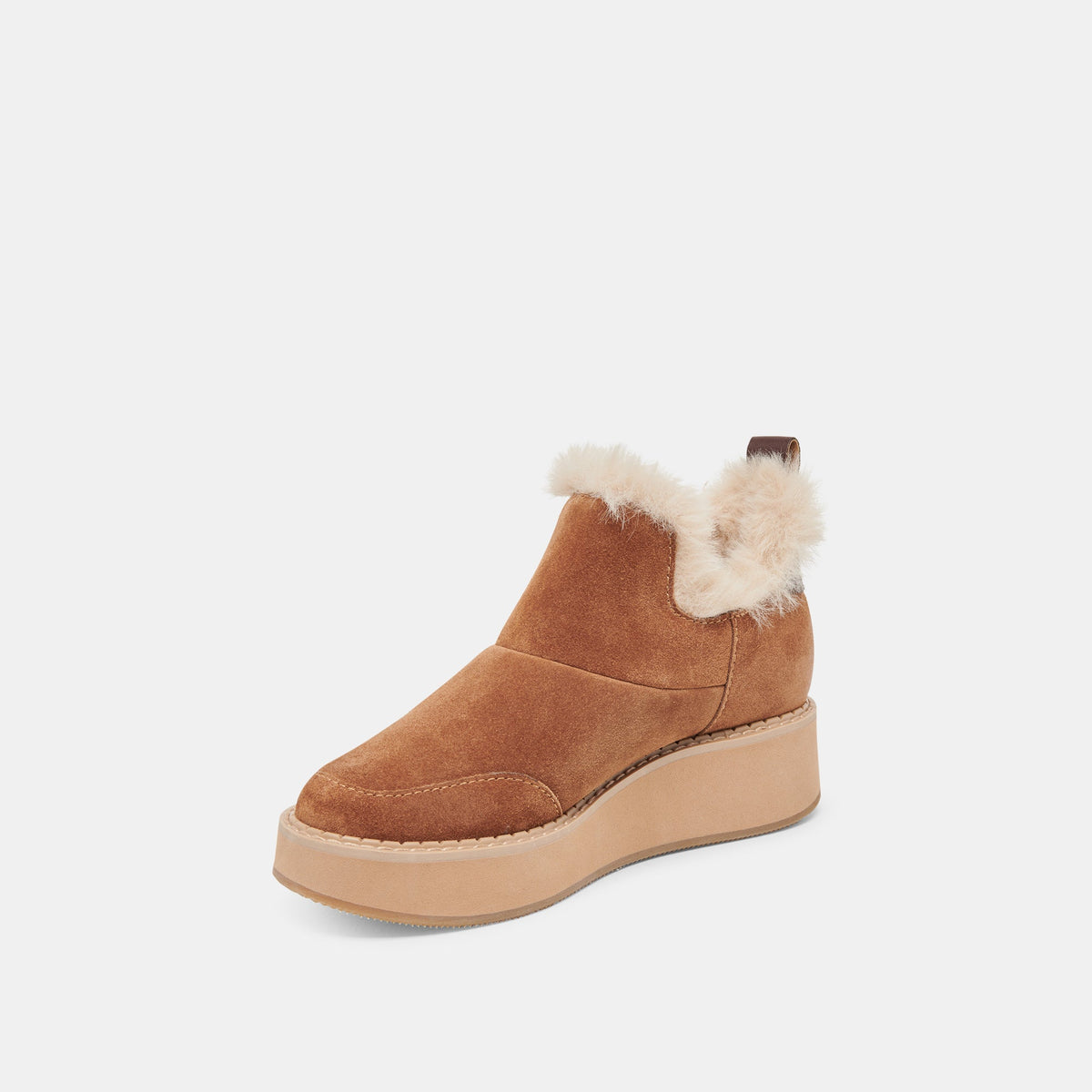 Dolce Vita SHOES ARDY PLUSH H2O BOOTIES PECAN SUEDE
 – Dolce Vita