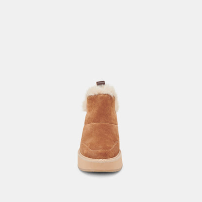 Dolce Vita SHOES ARDY PLUSH H2O BOOTIES PECAN SUEDE
 – Dolce Vita