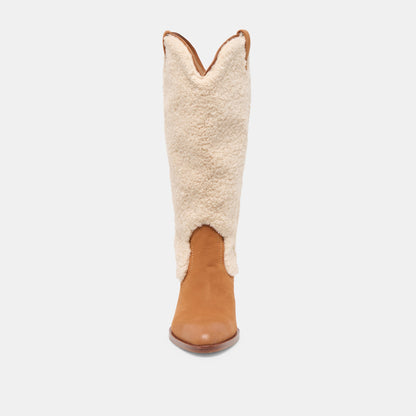 Dolce Vita SHOES Mykel Plush Caramel Nubuck Boots