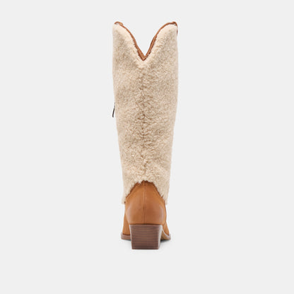 Dolce Vita SHOES Mykel Plush Caramel Nubuck Boots