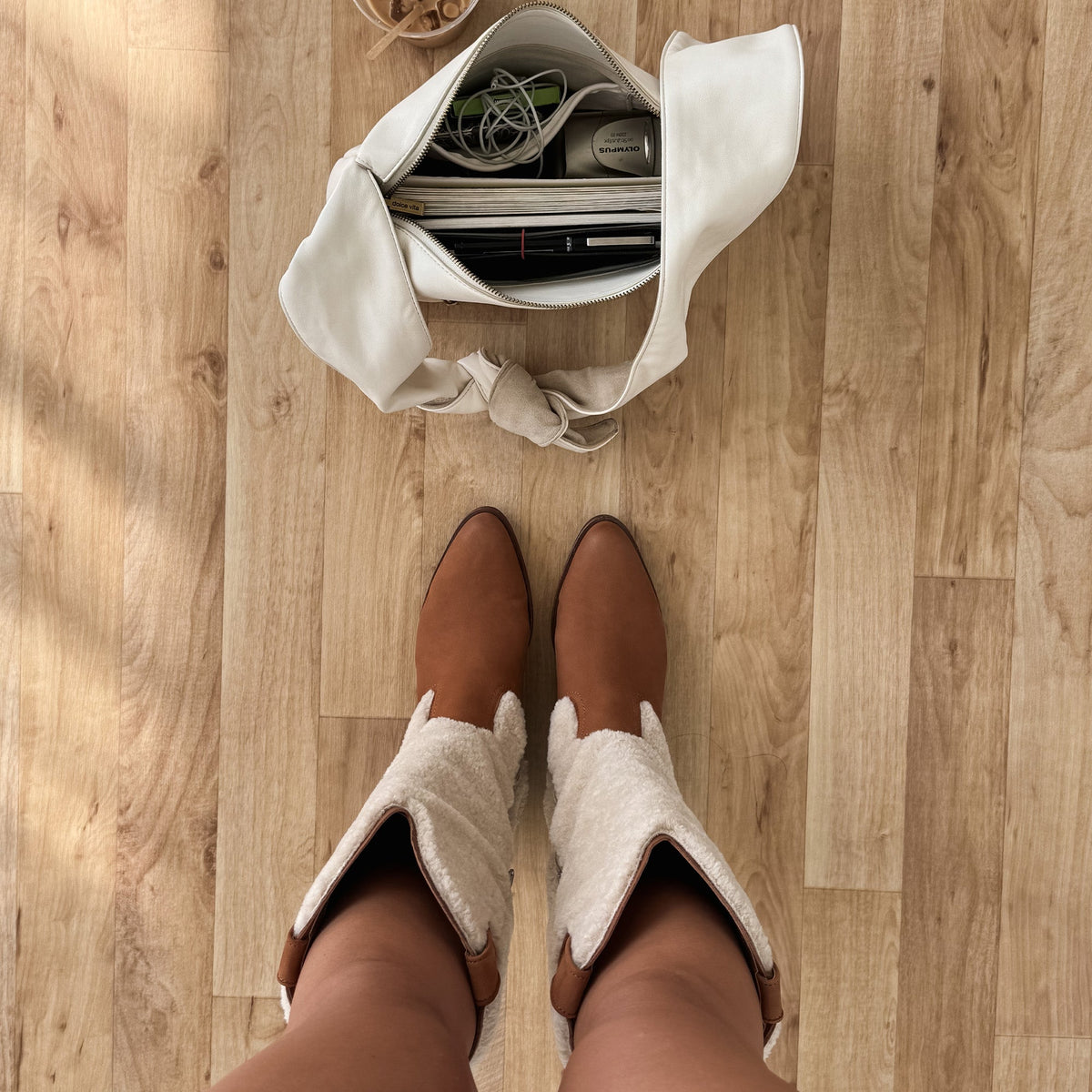 Dolce Vita SHOES Mykel Plush Caramel Nubuck Boots
