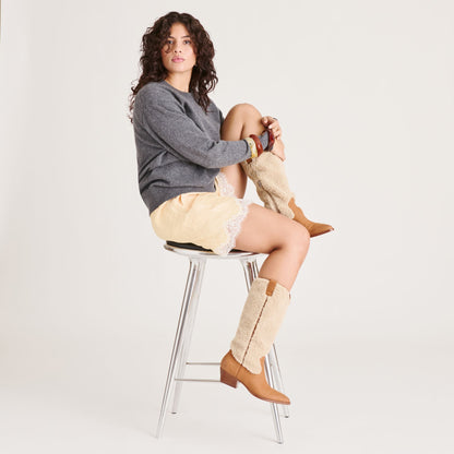 Dolce Vita SHOES Mykel Plush Caramel Nubuck Boots