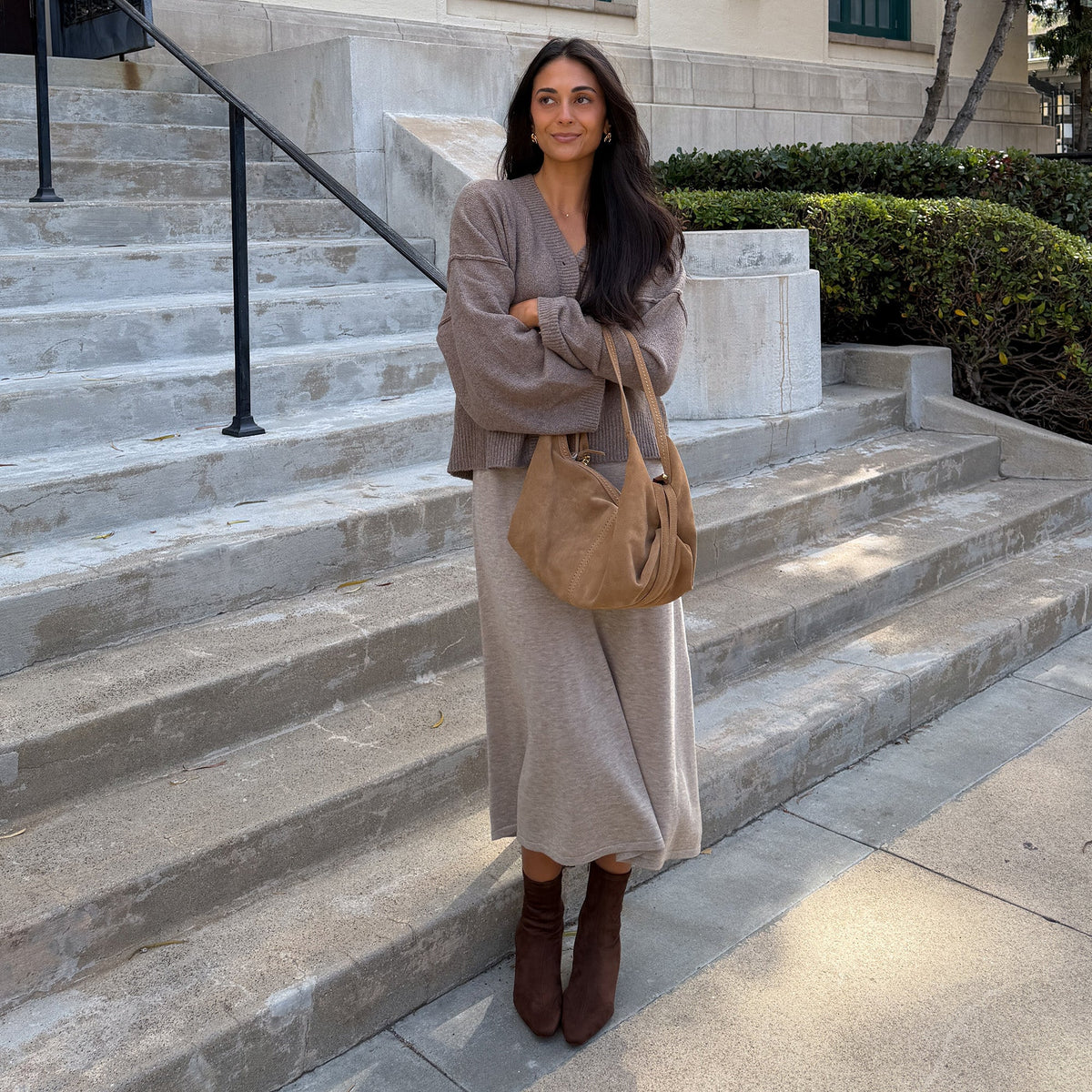 Dolce Vita SHOES Anika Dk Brown Stella Suede Boots