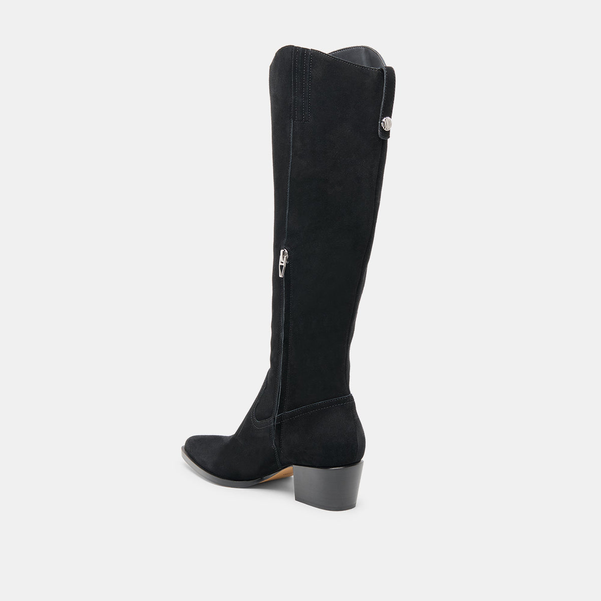 Dolce Vita SHOES Virona H2O Waterproof Onyx Suede Wide Calf Boots