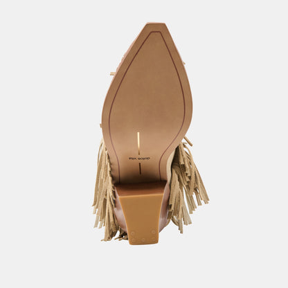 Dolce Vita SHOES Torey Dk Taupe Suede Booties