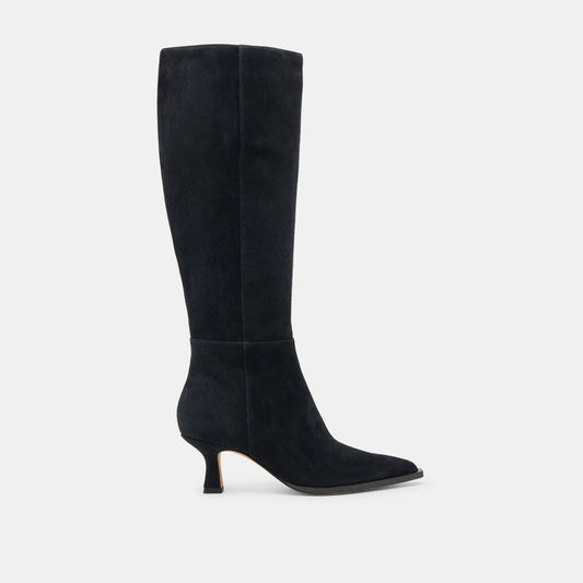 Dolce Vita SHOES AUGGIE WIDE CALF BOOTS ONYX SUEDE
 – Dolce Vita