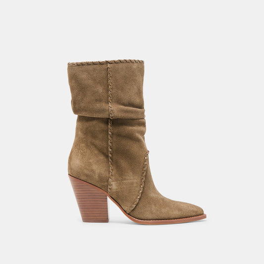 Dolce Vita SHOES Julith Olive Suede Boots