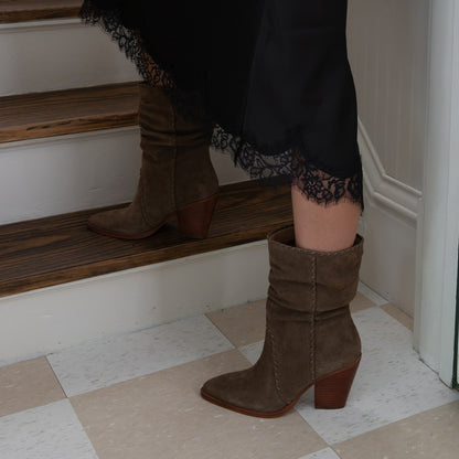 Dolce Vita SHOES Julith Olive Suede Boots