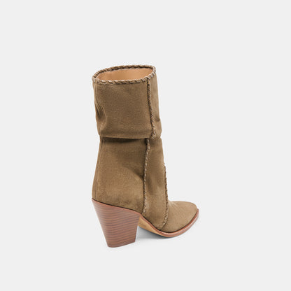 Dolce Vita SHOES Julith Olive Suede Boots