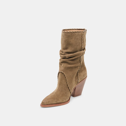 Dolce Vita SHOES Julith Olive Suede Boots