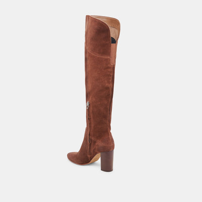 Dolce Vita SHOES SURY BOOTS DARK SADDLE SUEDE
 – Dolce Vita