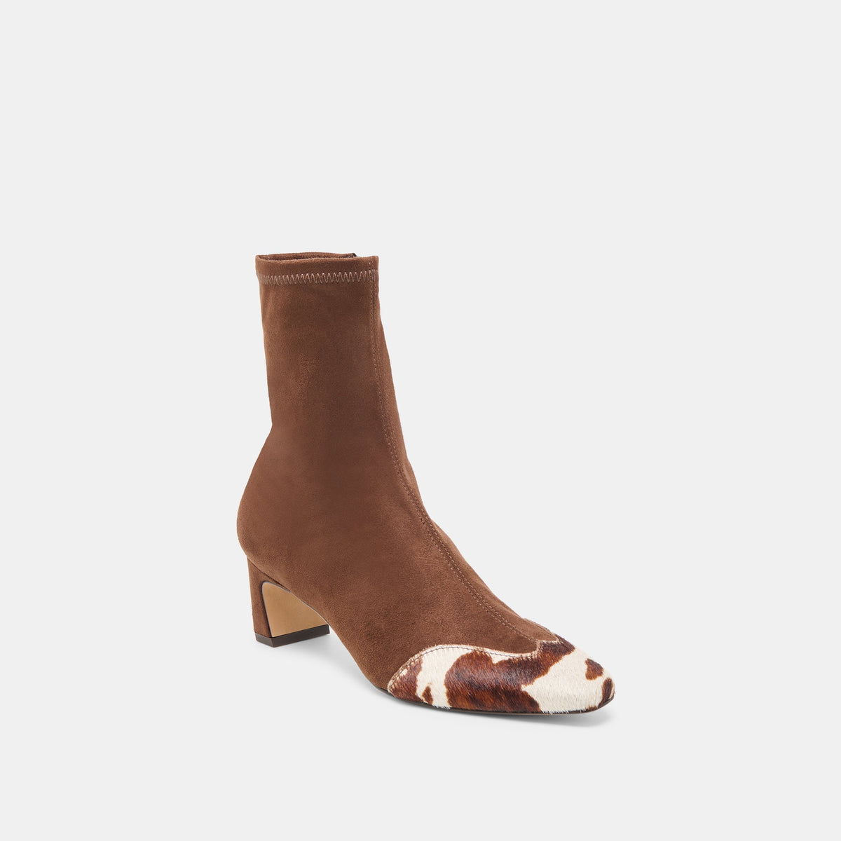 Dolce Vita SHOES Anika Dk Brown Multi Stella Suede Boots